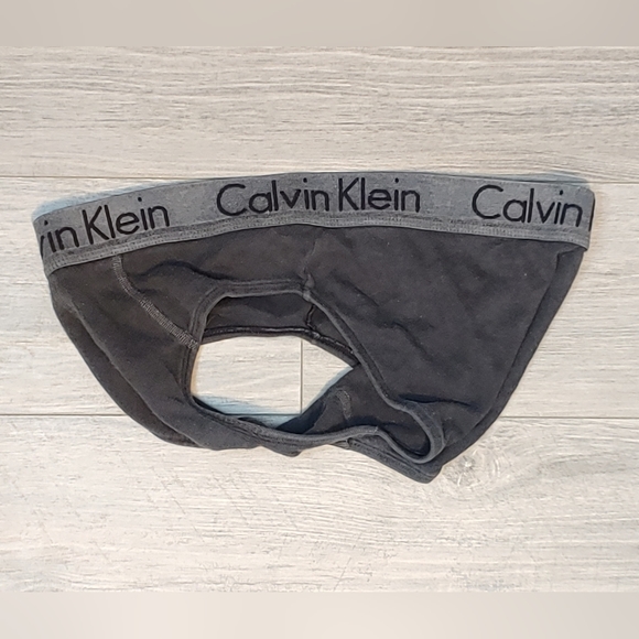 Good Used Condition Men's CALVIN KLEIN Black Hip Brief Size Medium - Picture 3 of 11
